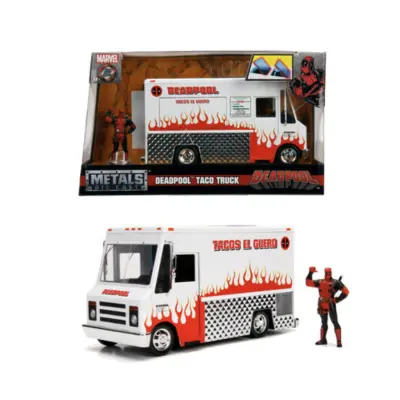 Deadpool - Foodtruck + Deadpool Figure - 1:24