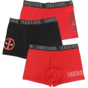 Deadpool - Marvel Boxer-set - S 3XL - för Herr - flerfärgad