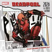 Deadpool - Marvel Kalender - Wandkalender 2026 - för flerfärgad