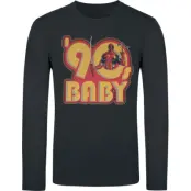 Deadpool - Marvel Långärmad tröja - Deadpool - 90s Baby - S XXL - för Herr - svart