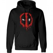 Deadpool - Marvel Luvtröja - Splat Hoodie - S XL - för Herr - svart