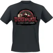 Deadpool - Marvel T-shirt - 3 - Deadpool And Wolverine - Dogpool - S 4XL - för Herr - svart