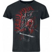 Deadpool - Marvel T-shirt - 3 - Deadpool - Chimichangas - M 3XL - för Herr - svart