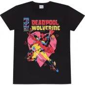Deadpool - Marvel T-shirt - 3 - Deadpool & Wolverine - True Love - M XXL - för Herr - svart