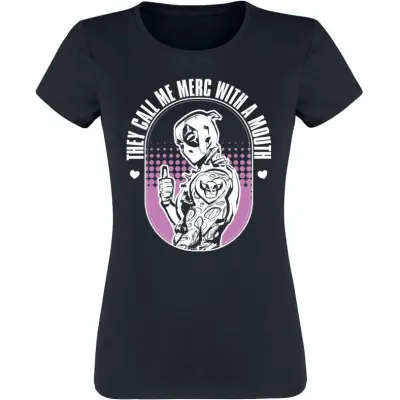 Deadpool - Marvel T-shirt - 3 - Merc With A Mouth - S XXL - för Dam - svart