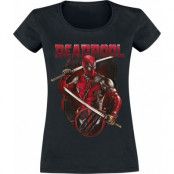 Deadpool - Marvel T-shirt - 3 - Ready For Deadpool - S XXL - för Dam - svart