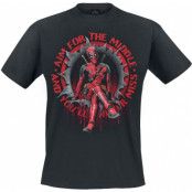 Deadpool - Marvel T-shirt - Aim For The Middle - S XXL - för Herr - svart