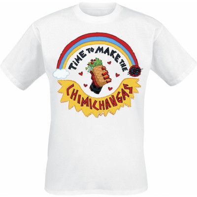 Deadpool - Marvel T-shirt - Chimichangas - S L - för Herr - vit