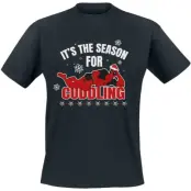 Deadpool - Marvel T-shirt - Cuddling - S XXL - för Herr - svart