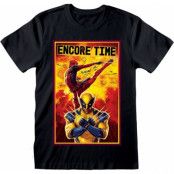 Deadpool - Marvel T-shirt - Deadpool & Wolverine - Encore Time - S XXL - för Herr - svart