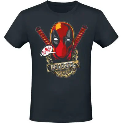 Deadpool - Marvel T-shirt - Gangster - S L - för Herr - svart