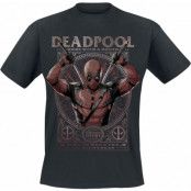 Deadpool - Marvel T-shirt - Maximum Effort - S XXL - för Herr - svart