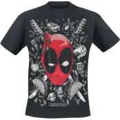 Deadpool - Marvel T-shirt - Weird World - M XXL - för Herr - svart