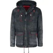 Deadpool - Marvel Vinterjacka - Deadpool - Logo - M XXL - för Herr - antracit