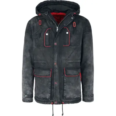 Deadpool - Marvel Vinterjacka - Deadpool - Logo - M XXL - för Herr - antracit