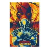 Deadpool & Wolverine - Retro - Poster 61 X 91Cm
