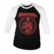 Deadpool Pose Baseball 3/4 Sleeve Tee, Long Sleeve T-Shirt