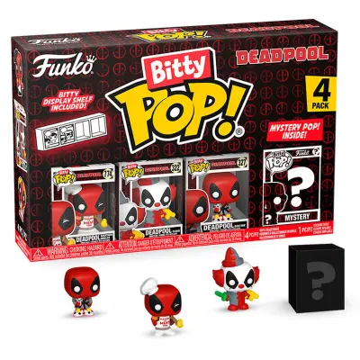 POP Deadpool - Bitty 4-pack - Master 2,5cm
