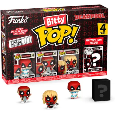POP Deadpool - Bitty 4-pack - Sleepover 2,5cm
