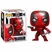 POP Marvel 80th - First Appearance Deadpool Metallic Exclusive