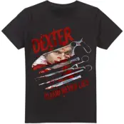 Dexter T-shirt - Blood Never Dies - S 5XL - för Herr - svart