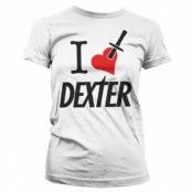 I Love Dexter Girly T-Shirt, T-Shirt