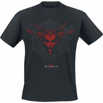 Diablo - gaming T-shirt - 4 - Lilith's Sigil - S M - för Herr - svart