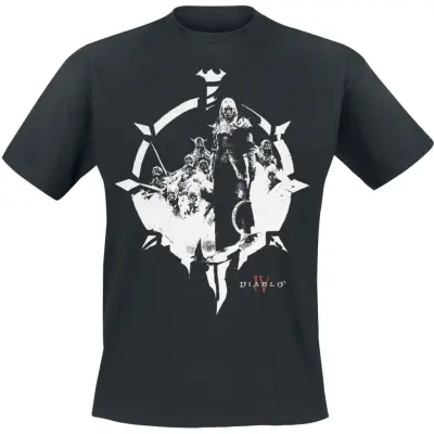 Diablo - gaming T-shirt - 4 - Necromancer - S XL - för Herr - svart