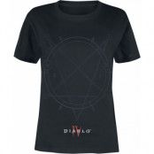 Diablo - gaming T-shirt - 4 - Pentagram - S XXL - för Dam - svart