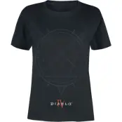 Diablo - gaming T-shirt - 4 - Pentagram - S XXL - för Dam - svart
