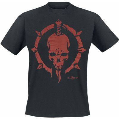 Diablo - gaming T-shirt - 4 - Skull - S XL - för Herr - svart