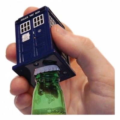 Doctor Who Tardis Talande Flasköppnare