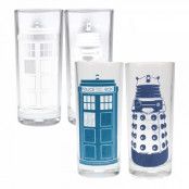 Dr Who Färgskiftande glas 2-pack