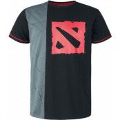 DOTA 2 - gaming T-shirt - Team Up - S M - för Herr - svart/grå