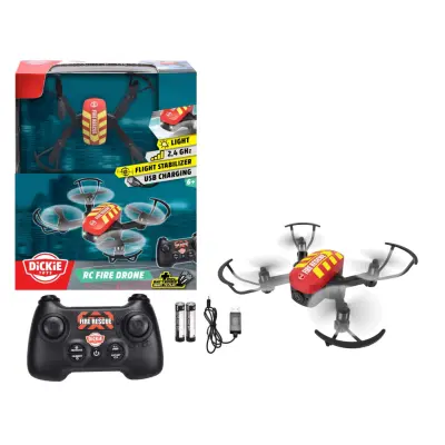 Dickie Toys Radiostyrd Drönare Fire Rescue - Dickie Toys -  Leksaksaffären