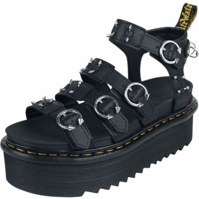 Dr. Martens Sandal - Blaire Quad HDW - Black Athena - EU37 - för Dam - svart