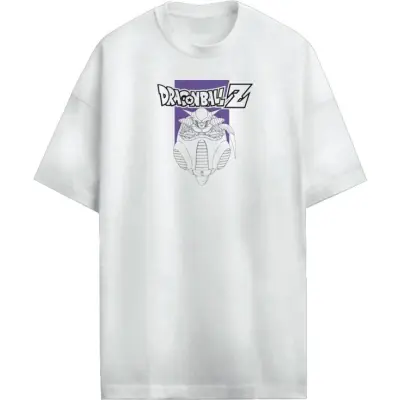 Dragon Ball - Anime Oversize T-shirt - Z - Freezer - S XXL - för Herr - vit
