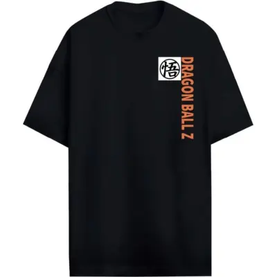 Dragon Ball - Anime Oversize T-shirt - Z - Goku - S XXL - för Herr - svart