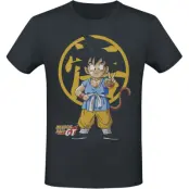 Dragon Ball - Anime T-shirt - GT - Goku - S XXL - för Herr - svart