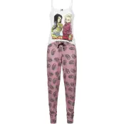 Dragon Ball - gaming Pyjamas - Super - Android Pair - L 3XL - för Dam - vit/rosa