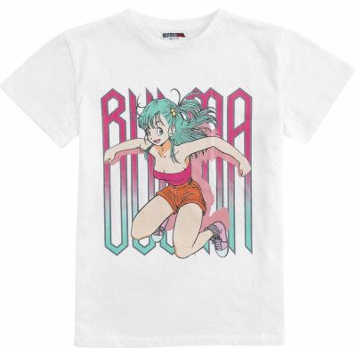 Dragon Ball - gaming T-shirt - Barn - Z - Bulma - 104 140 - för barn - vit