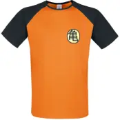 Dragon Ball - gaming T-shirt - Z - Kame Symbol - S L - för Herr - orange/svart