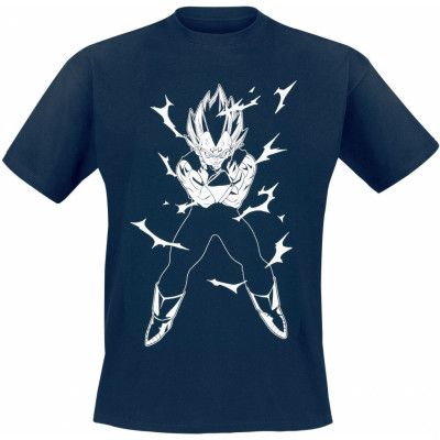 Dragon Ball - gaming T-shirt - Z - Vegeta - S M - för Herr - mörkblå