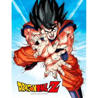 Dragon Ball - Glass Print - Goku Kame - 30X40 Cm
