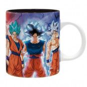 Dragon Ball Goku Transformation mug