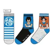 Dragon Ball - Pack Of 3 Vegeta/Goku Socks (T35/37)