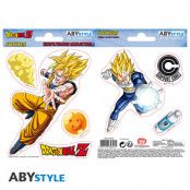 Dragon Ball Stickers 16x11cm/ 2 sheets DBZ/ Goku-Vegeta