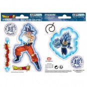 Dragon Ball Super - Goku & Vegeta - Stickers 16X11Cm / 2 Sheets