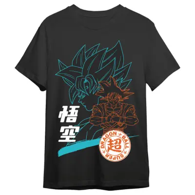 Dragon Ball Super Goku Silhouettes adult t-shirt