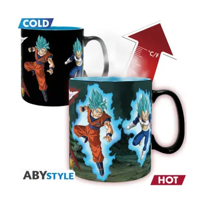 Dragon Ball Super - Mug Heat Change - 460ml-SaiyansvsBlack-carboard